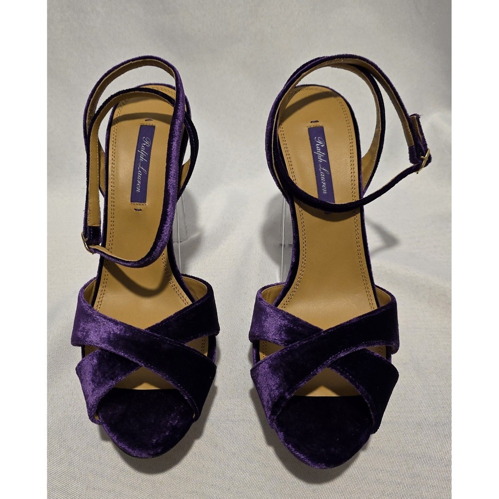 Ralph Lauren Purple Label 800930560002 Kandice Purple Heels. NWB. Size 9.5
